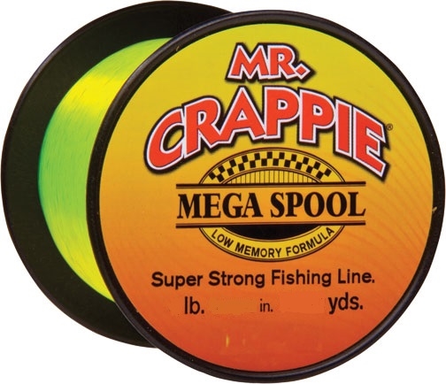 Lew'sLews Fishing, Mr. Crappie Mega Spools, Clear, 4 lb